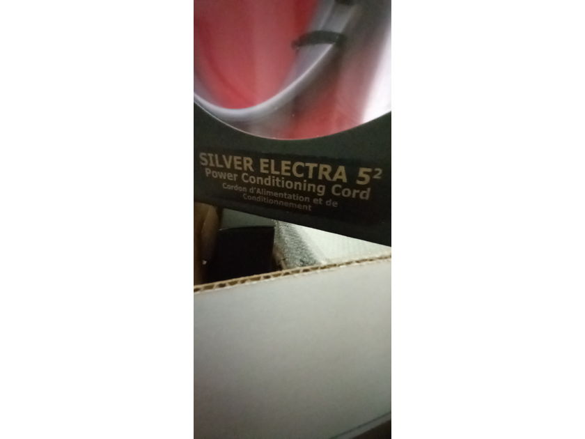 Wireworld Silver Electra 5.2 AC Power Cord $449 BRAND NEW Flawless Perfection No Fingerprints $400