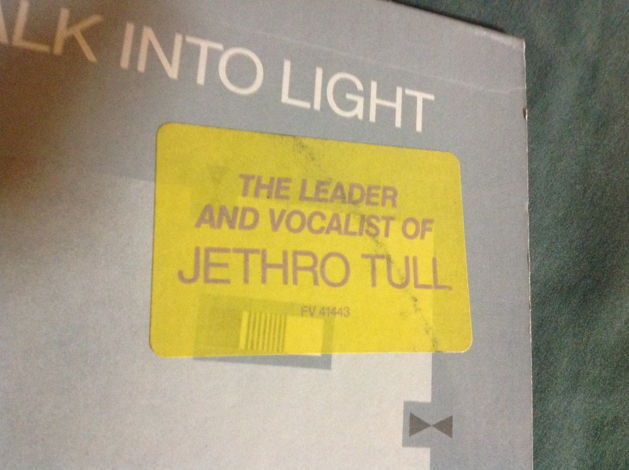 Ian Anderson(Jethro Tull)  Walk Into Light Promo LP Wit...