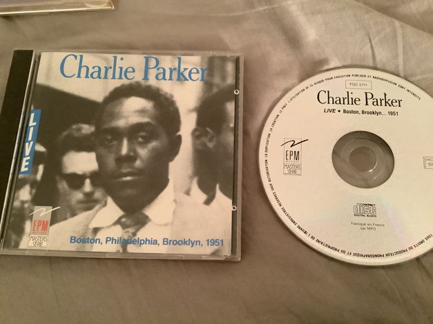 Charlie Parker Import CD EPM Musique Records  Live Bost...
