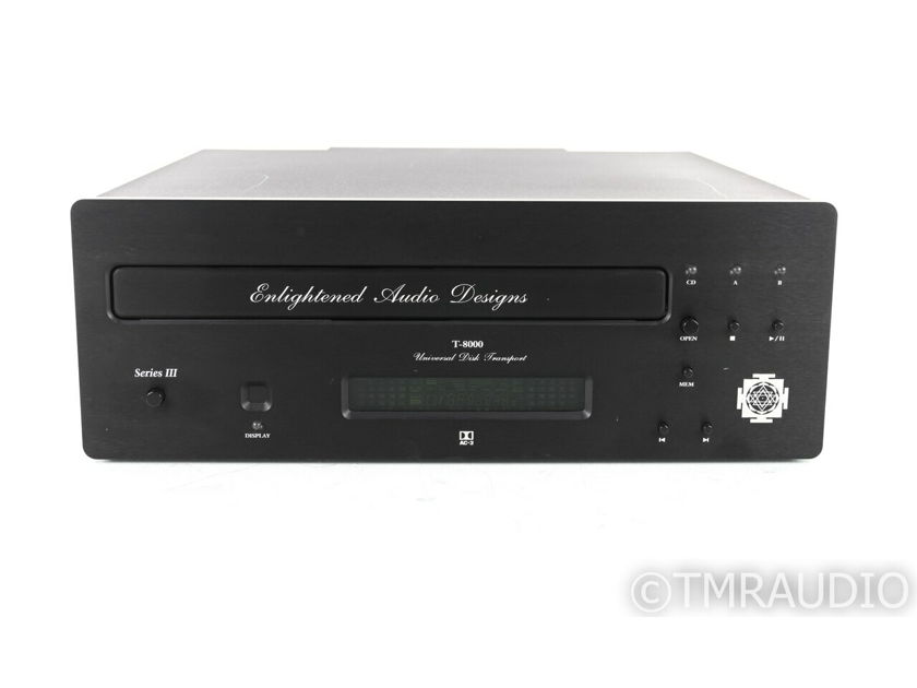 Enlightened Audio Designs T-8000 Series III Laser Disc Player; AS-IS (Skips) (21131)