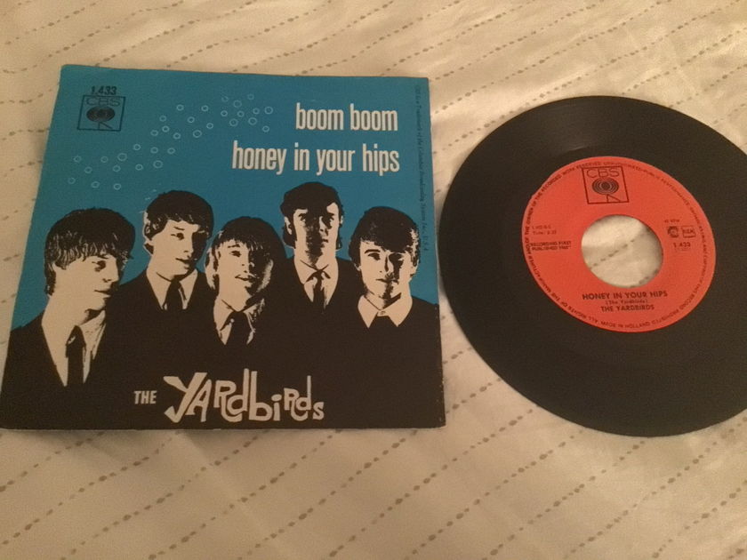 Yardbirds 45 With Picture Sleeve  Boom Boom/Honey In Your Hips