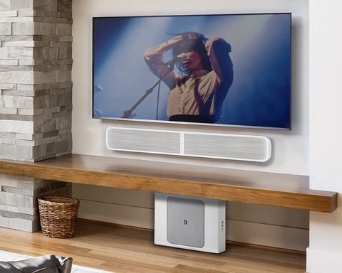 Bluesound Pulse Soundbar+ & Bluesound Pulse Sub+ w/ Ori...