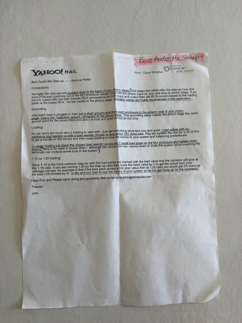 Bent Audio MU Step-Up Transformer - Like New, Never Used 9