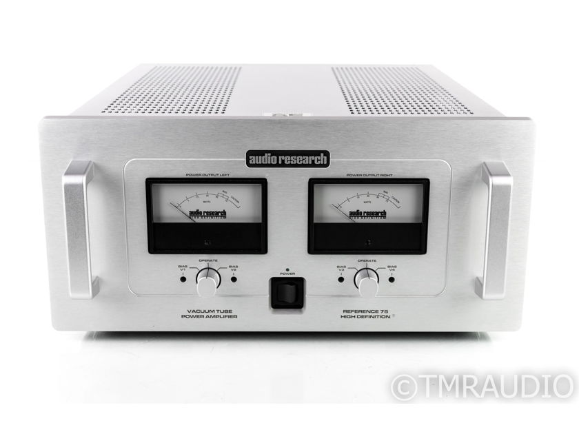 Audio Research Reference 75SE Stereo Tube Power Amplifier; REF75SE (20552)