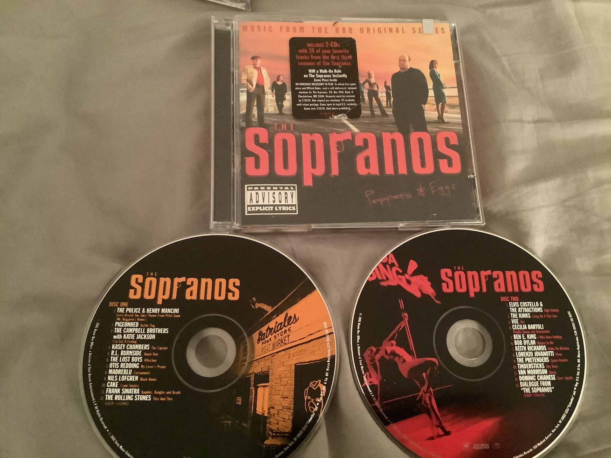 The Sopranos 2CD Dylan The Rolling Stones The Police Th...