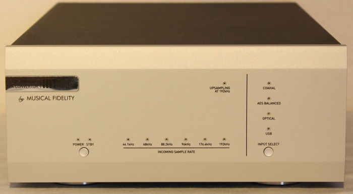 Musical Fidelity M1DAC with Asynchronous USB. Silver.