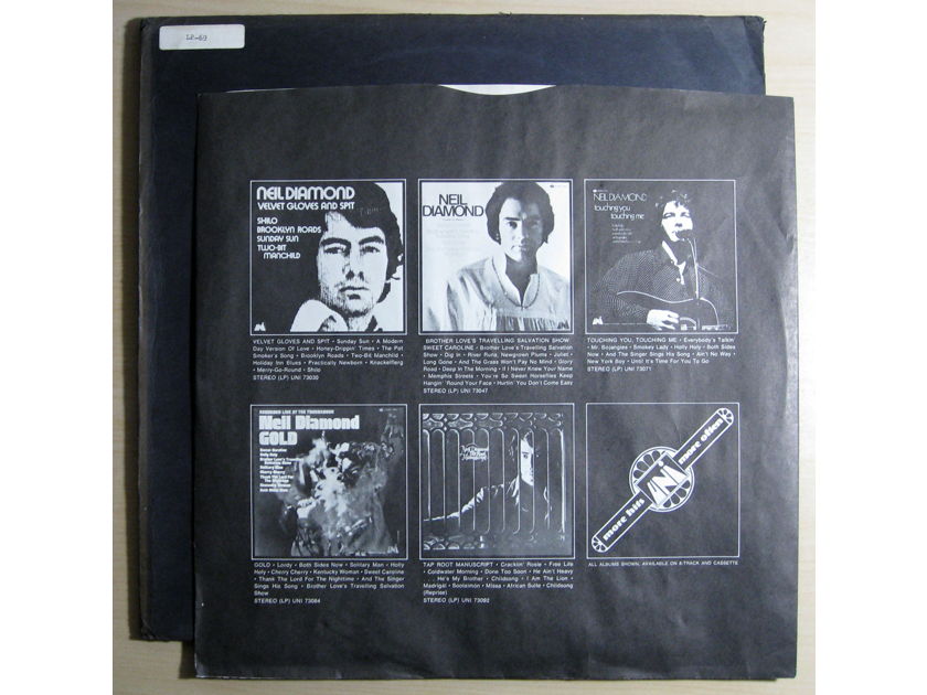Neil Diamond - D.J. Sampler Rare Radio Station Promo Copy - 1971 UNI Records ND-11