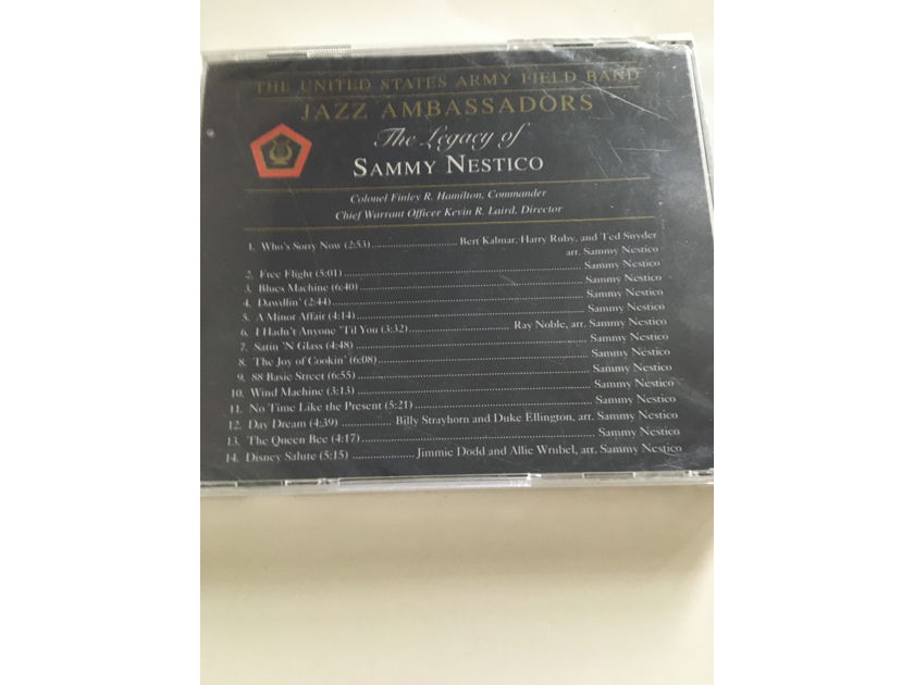The United States Army Band sealed cd Jazz Ambassadors the legacy of Sammy Nestico