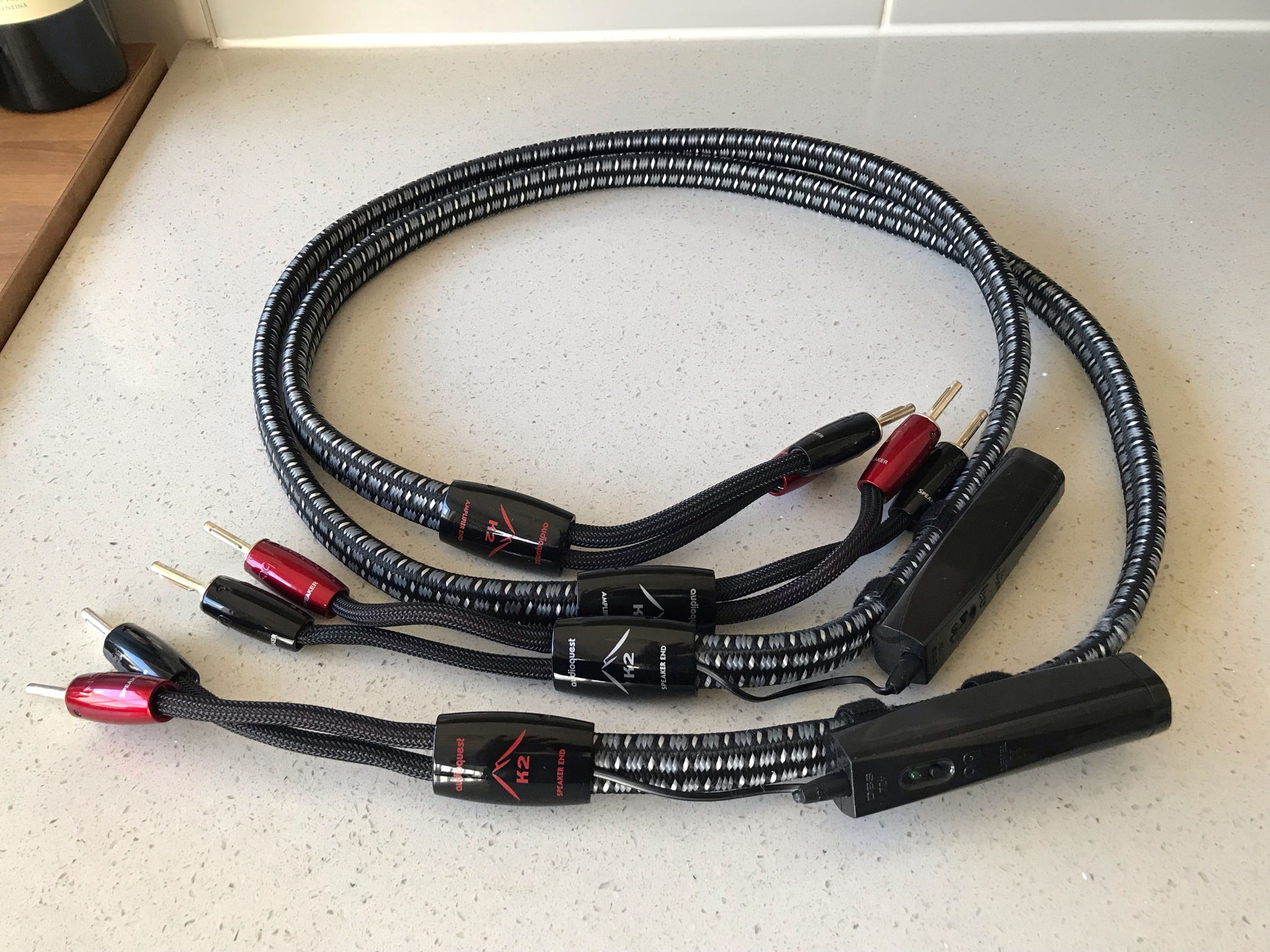 AudioQuest  K2 Silver Speaker Cables 1 Meter (2 available) 3