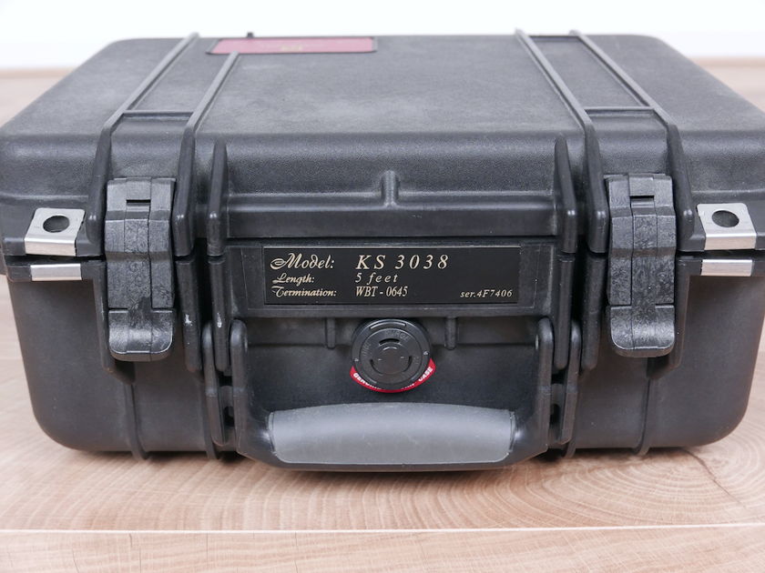 Kimber Kable Select KS-3038 AG highend silver audio speaker cables 1,5 metre