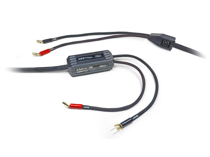 MIT Cables MATRIX 38 REV SPEAKER CABLE, 8 FT PR, RARE TRADE-IN