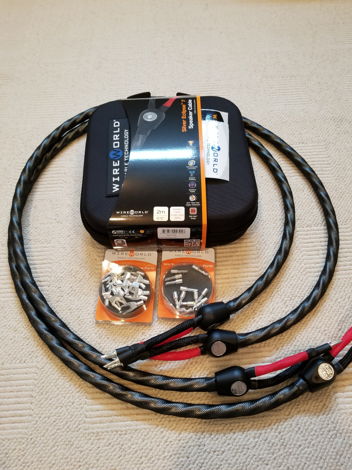 Wireworld Silver Eclipse 7 2 Meter Speaker Cables-Like New