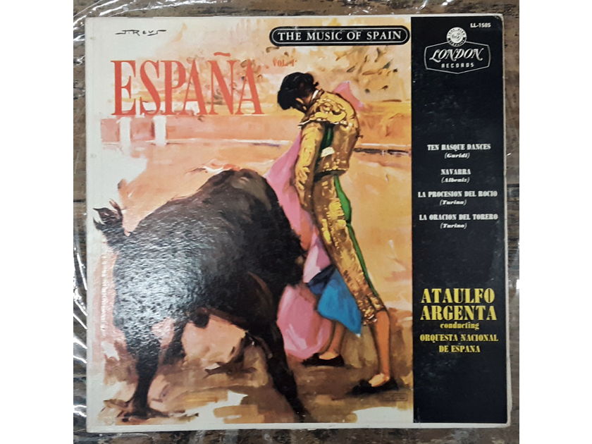 Ataulfo Argenta Conducting Orquesta Nacional De Espana - España Vol. 1  Vinyl LP UK Import London Records ‎LL-1585
