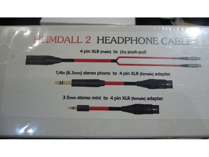 Nordost Heimdall 2 Headphone Cable for Sennheiser HD800S/HD820 ~ NEW SEALED