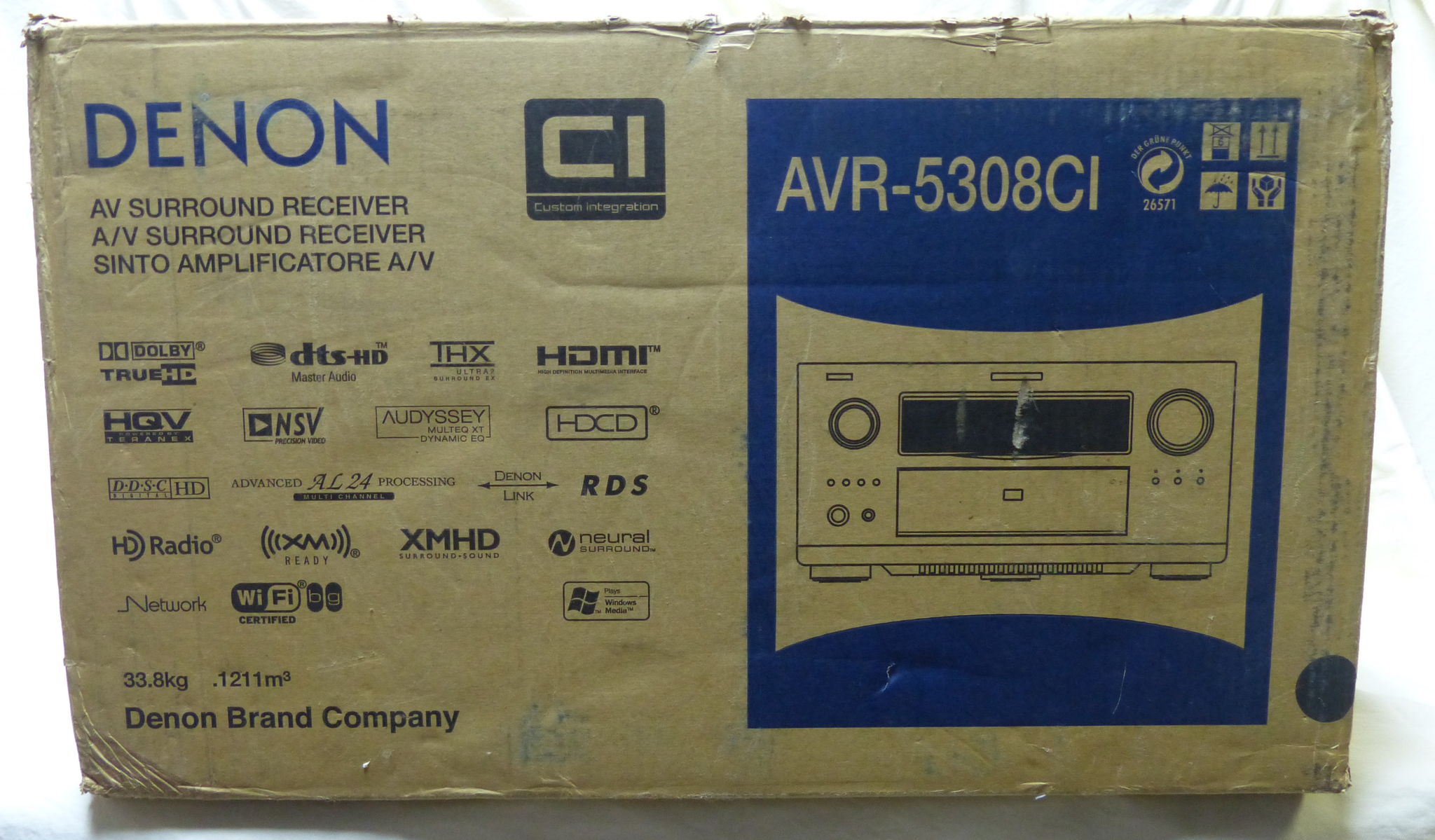 Denon AVR-5308CI Multi-channel Receiver 7