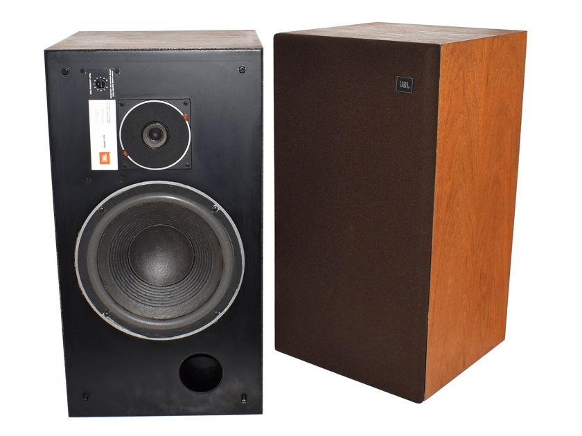 (2) JBL L26 2-Way 8-Ohms Bookshelf Loudspeakers Stereo Speakers w/ Org. Packing Boxes