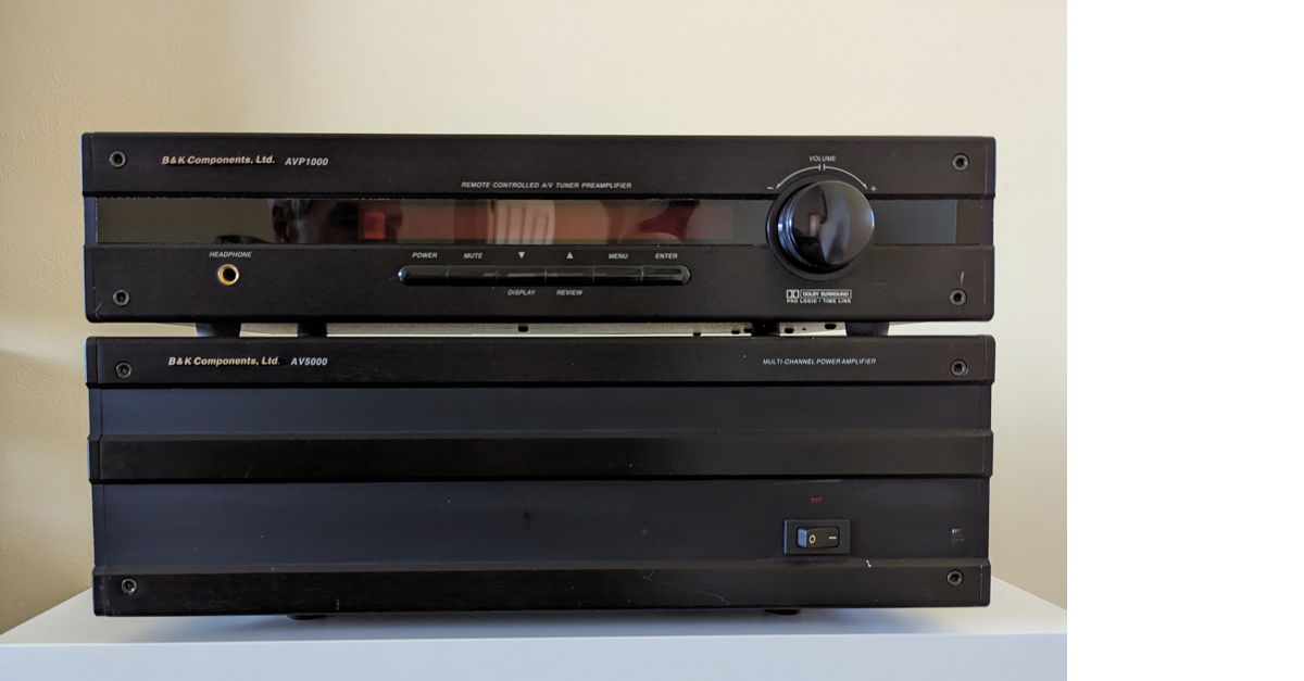 B&K Components AV 5000 power amp + AVP 10... For Sale Audiogon