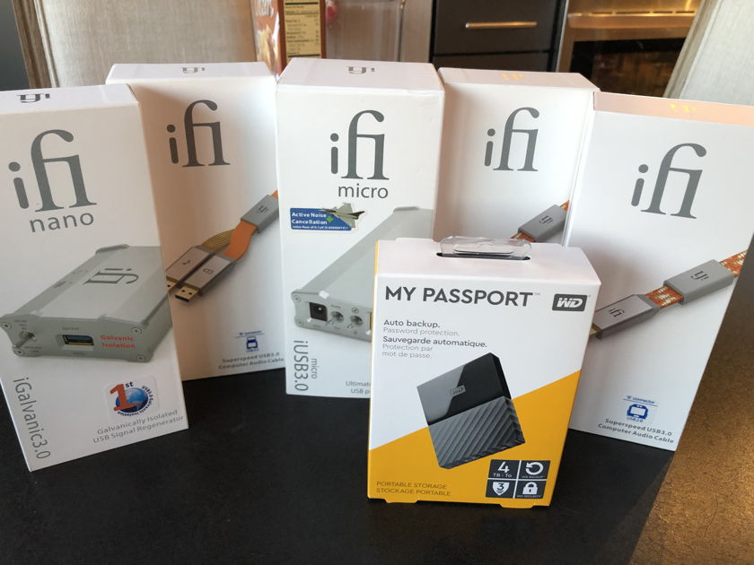 iFi Audio Nano iGalvanic3.0, micro iUSB3.0, Gemini3.0 USB, Mercury3.0 USBs Plus $30k FREE BONUS!! No Fee No Shipping!!