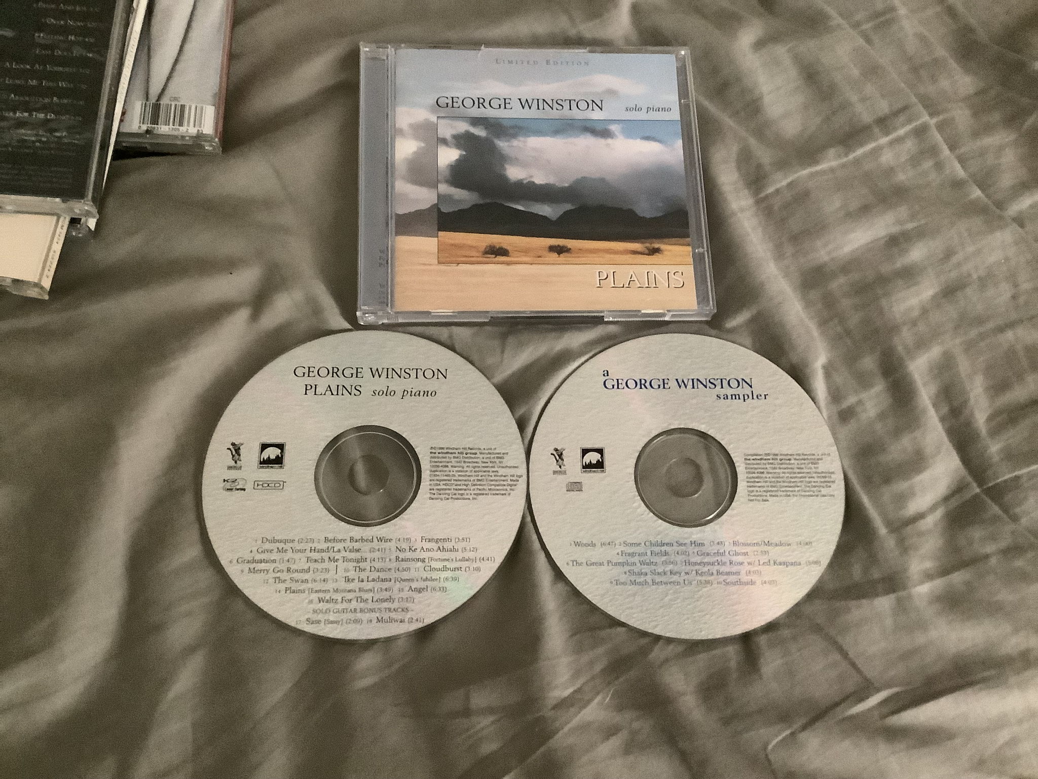George Winston HDCD With Bonus CD Solo Piano Plains