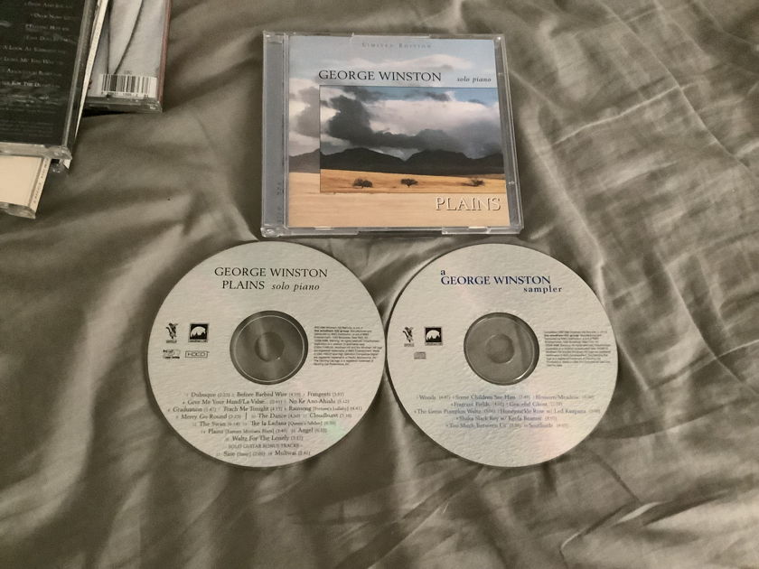 George Winston HDCD With Bonus CD Solo Piano Plains