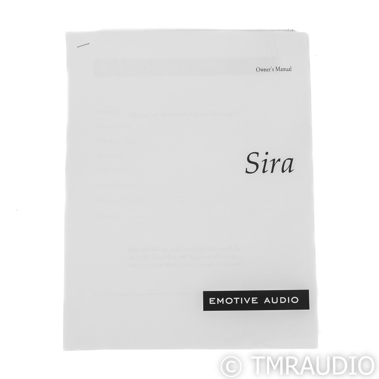 Emotive Audio Sira Stereo Tube Preamplifier (66109) 11