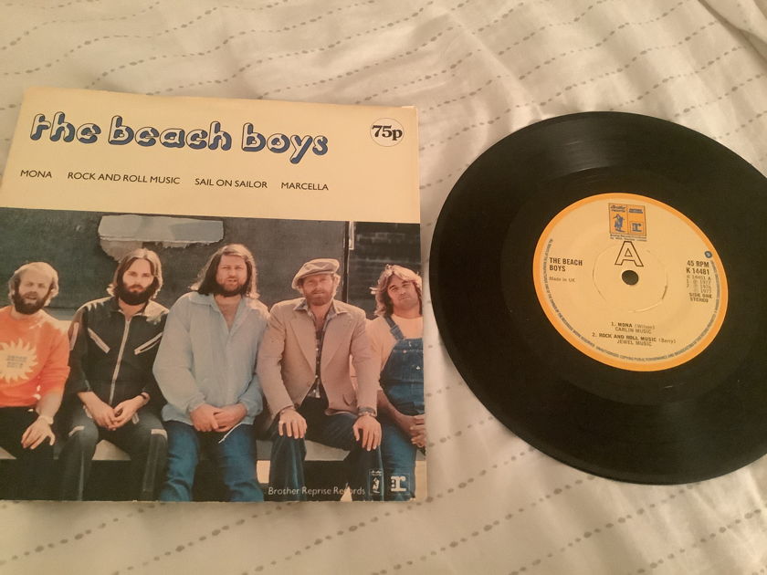 The Beach Boys - Mona/Rock & Roll Music/Sail On Sailor/Marcella Brother Reprise Records U.K. EP  33 1/3 RPM Vinyl NM