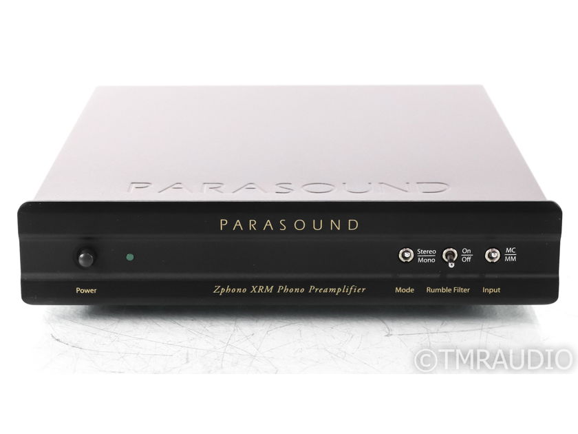 Parasound Zphono XRM MM / MC Phono Preamplifier; Black (34635)