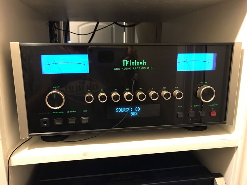 McIntosh C50  Pre Amplifier  Reduced !! $3695 Perfect. Free Shipping!