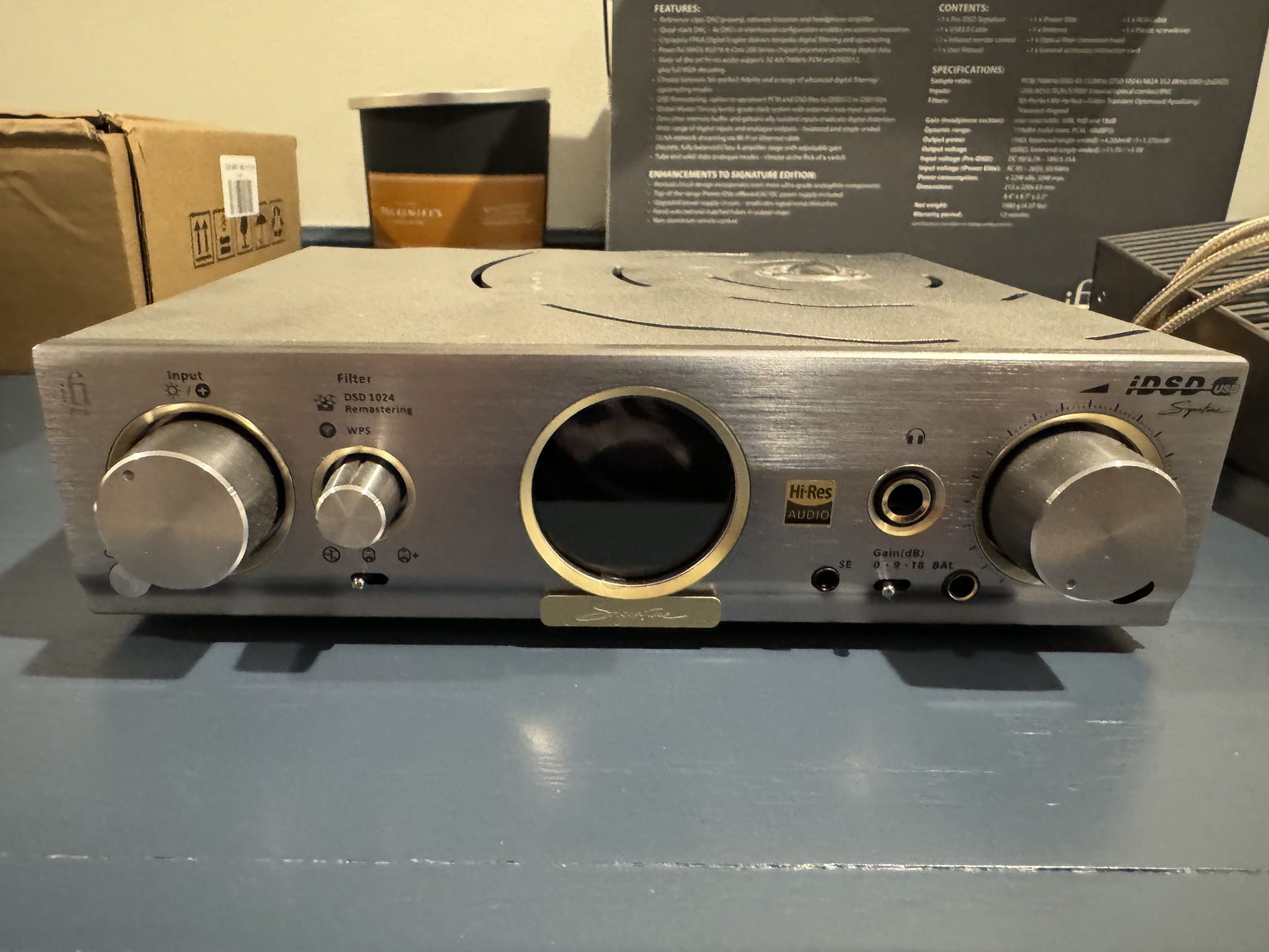 iFi Audio Pro iDSD Signature DAC