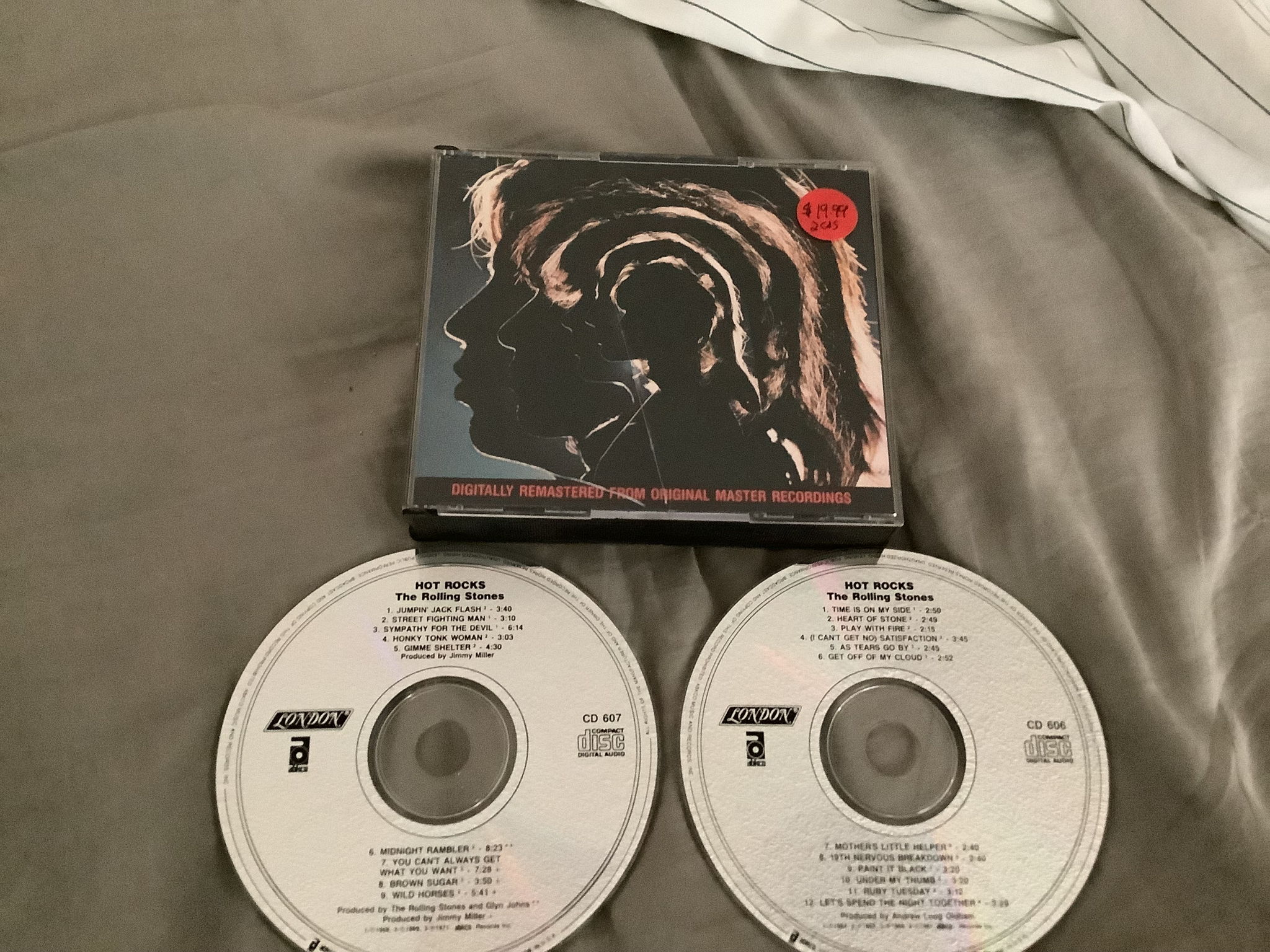 The Rolling Stones Two CD Set Hot Rocks 1964-1971