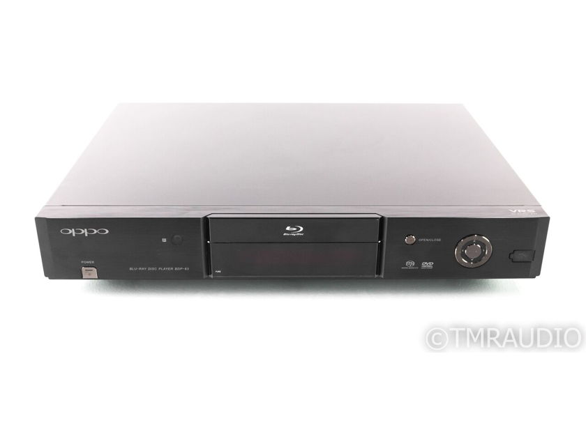 Oppo BDP-83 Universal Blu-Ray Player; BDP83; Remote (25690)