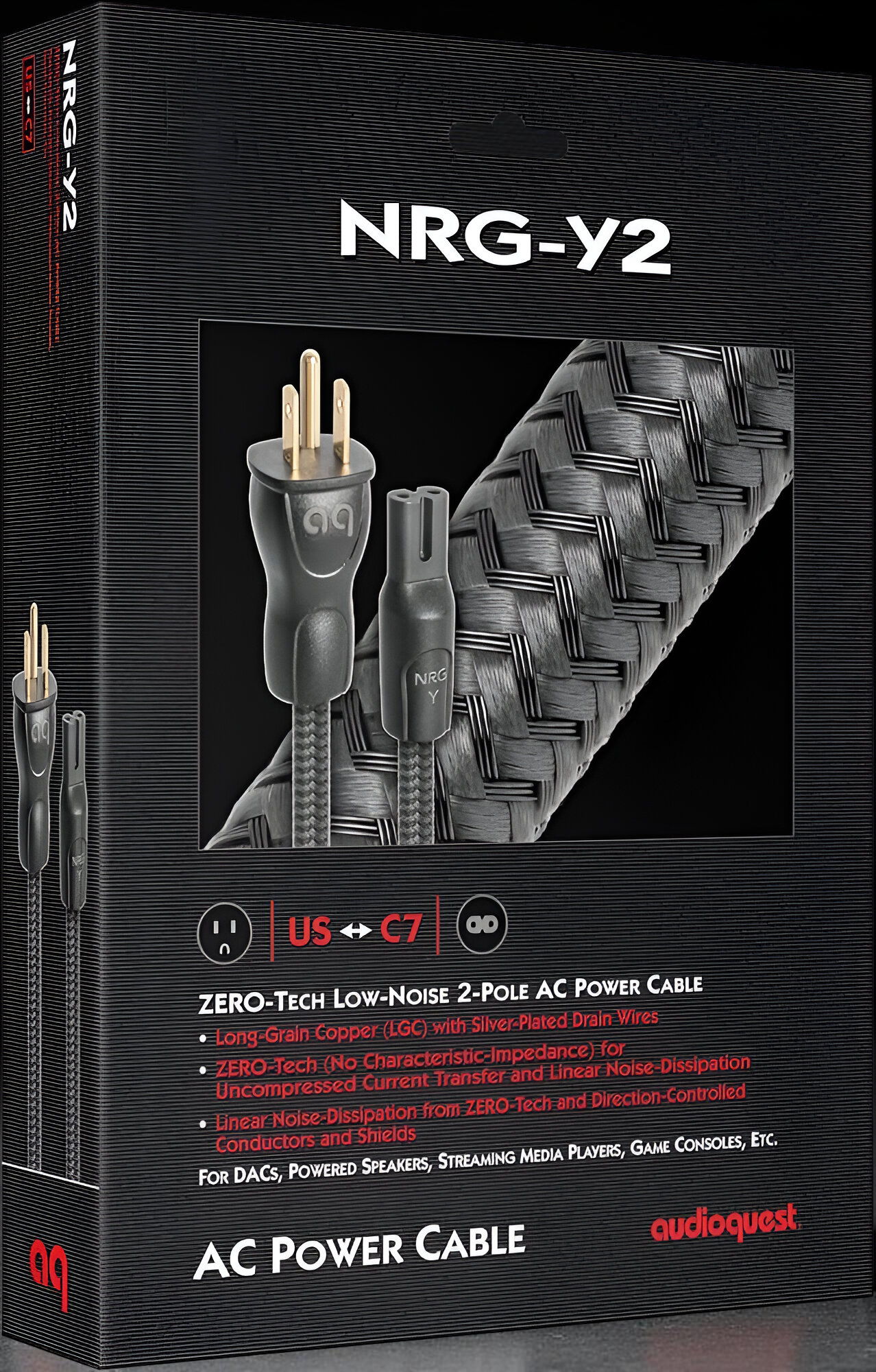 AudioQuest NRG-Y2 Power Cable, 3.0 Meter or 10 Feet, wi... 5