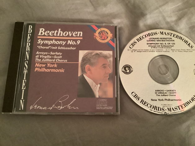 Leonard Bernstein CBS Masterworks Records CD  Beethoven...