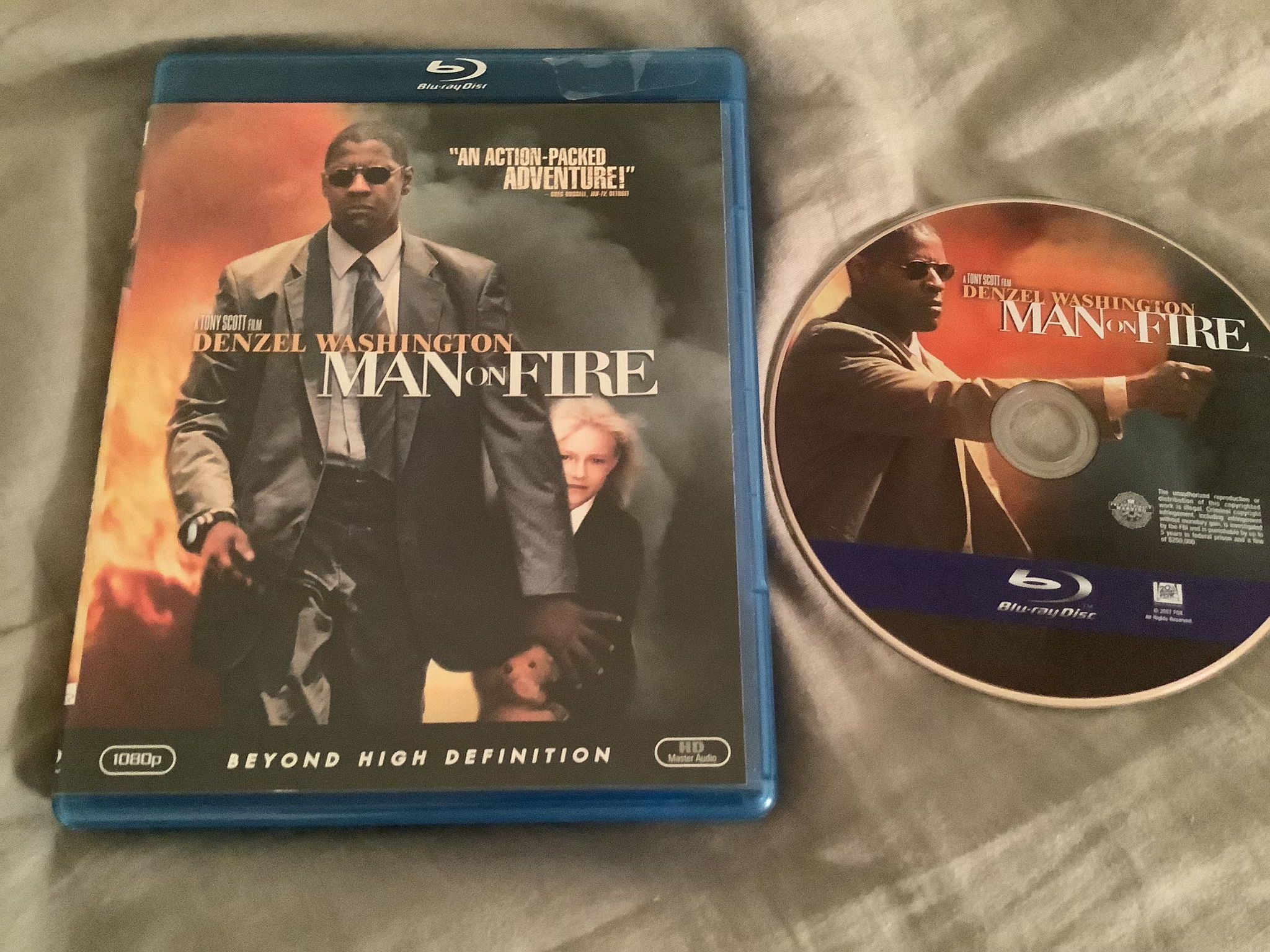 Denzel Washington Blu Ray Widescreen  Man On Fire