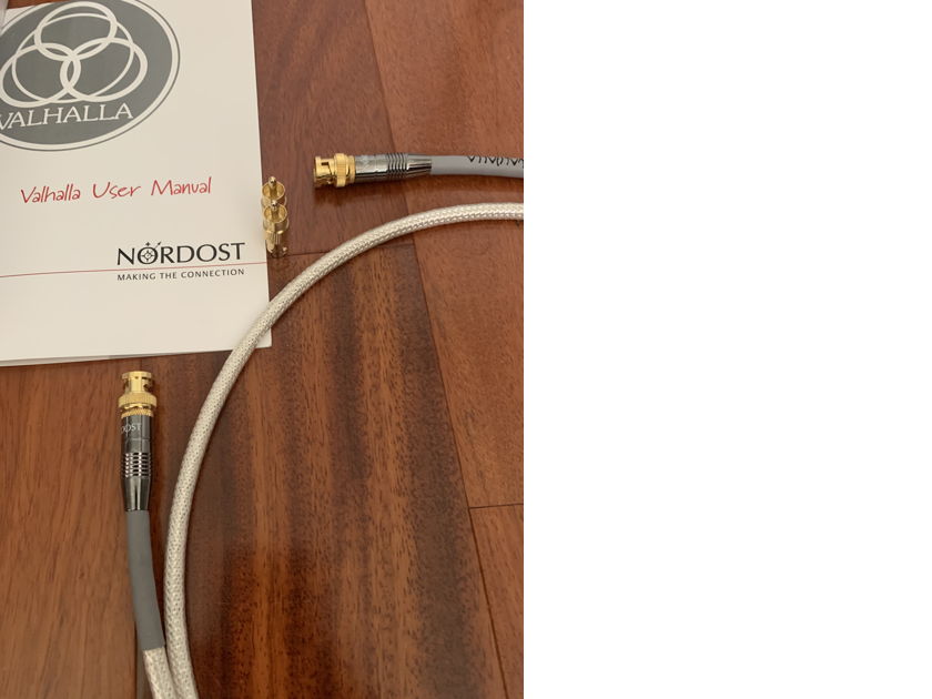 Nordost Valhalla 1 Digital 75 ohm, BNC/RCA, new & sealed.  1.5 meters long.