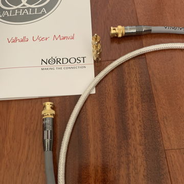 Nordost Valhalla 1 Digital 75 ohm, BNC/RCA, new & seale...