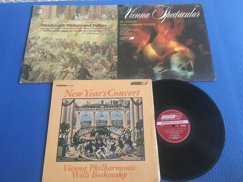 Willi Boskovsky Vienna philharmonic orchestra  Lp record lot of 3 two are sealed