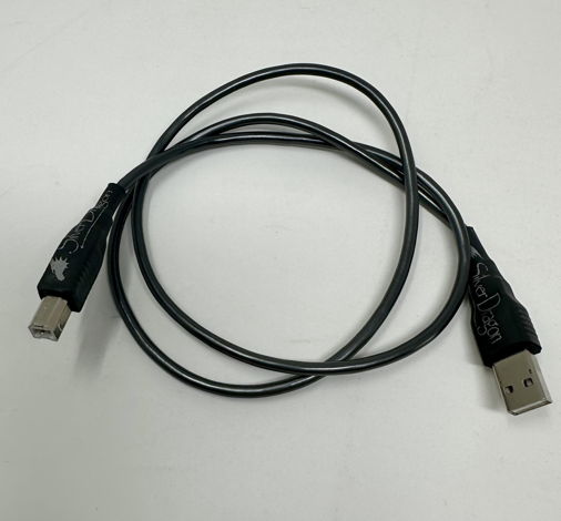 Moon Audio Silver Dragon Digital USB-A to USB-B 3 feet