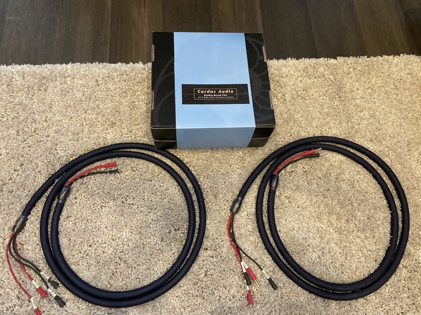 Cardas Audio Clear Cygnus Speaker Cable 3M Biwire with Bananas with Certs & Tech Flex