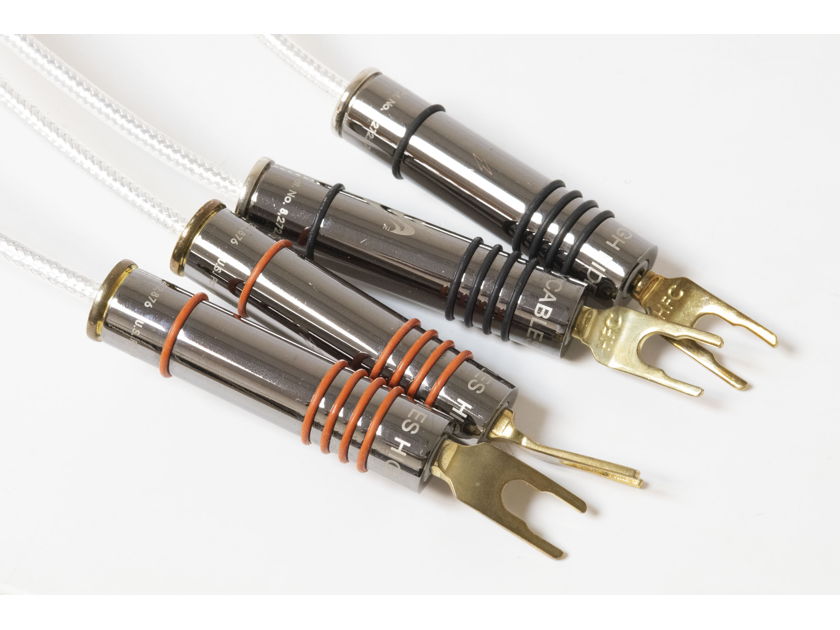 High Fidelity Cables CT-1 Ultimate Reference speaker cables, 1.35m total length, 65% off