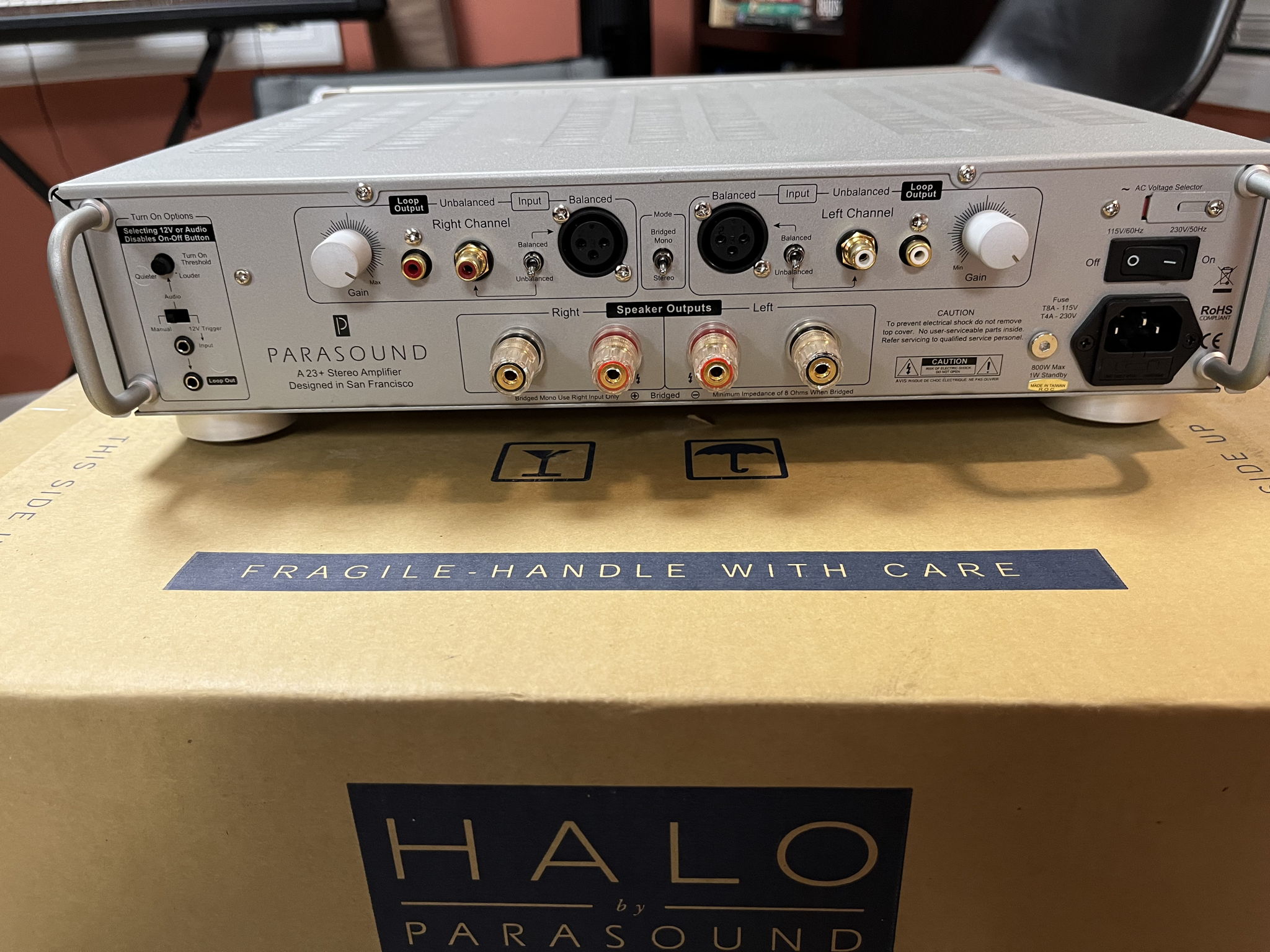 Parasound Halo A-23+ in SILVER 7