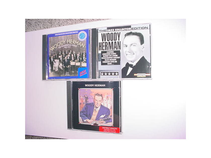 Woody Herman cd lot of 3 cd's excellent