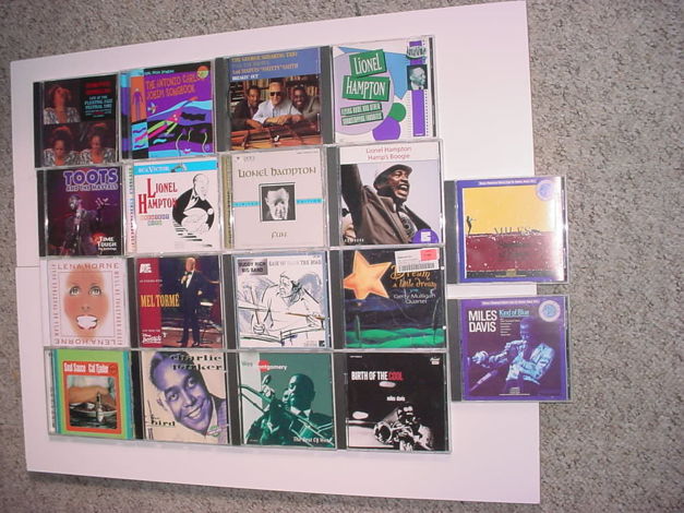 JAZZ CD lot of 18 cd's Miles Hampton Buddy Rich Parker ...