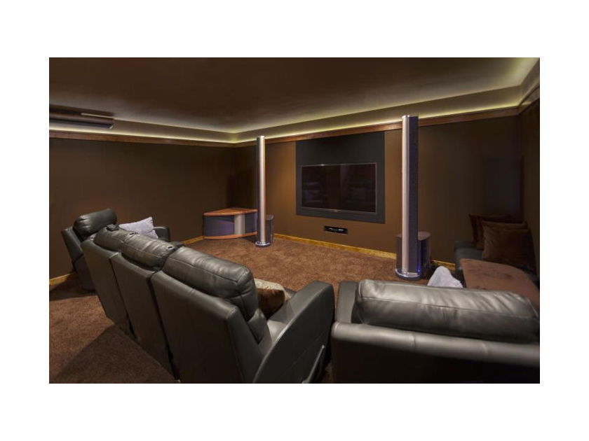 M-Design Eleganza 5.1 Surround Sound Home Theater System w/6ft Towers Brand New - 8 Pieces