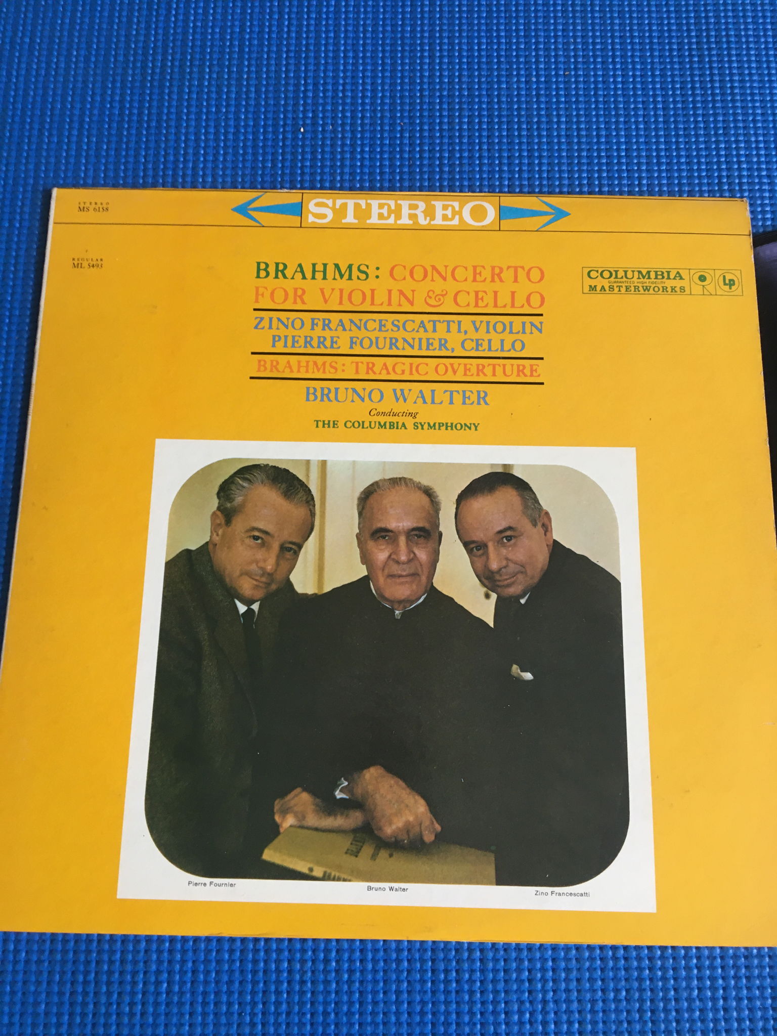 Brahms concerto violin cello tragic overture Bruno Walt... 3