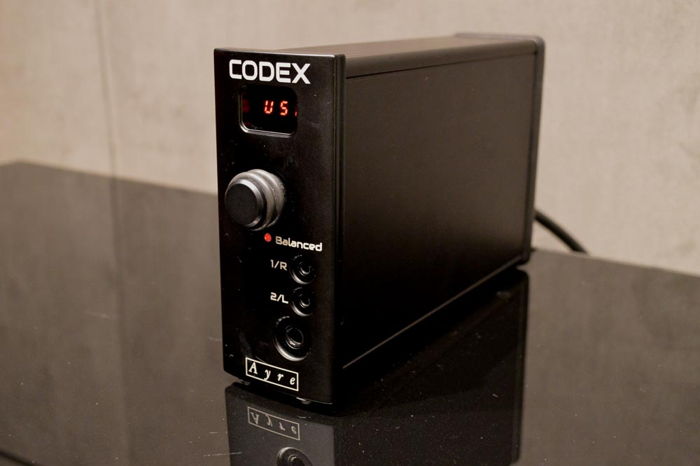 Ayre Codex DAC, Headphone Amplifier, and Digital Preamp...