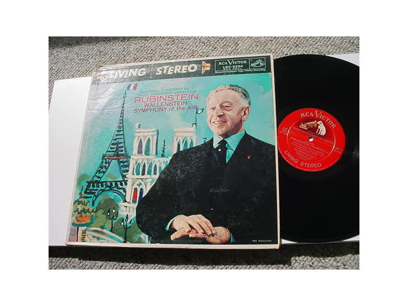 Classical Rubinstein Wallenstein - symphony of the Air living stereo RCA VICTOR lsc-2234 RED SEAL Shaded dog CC