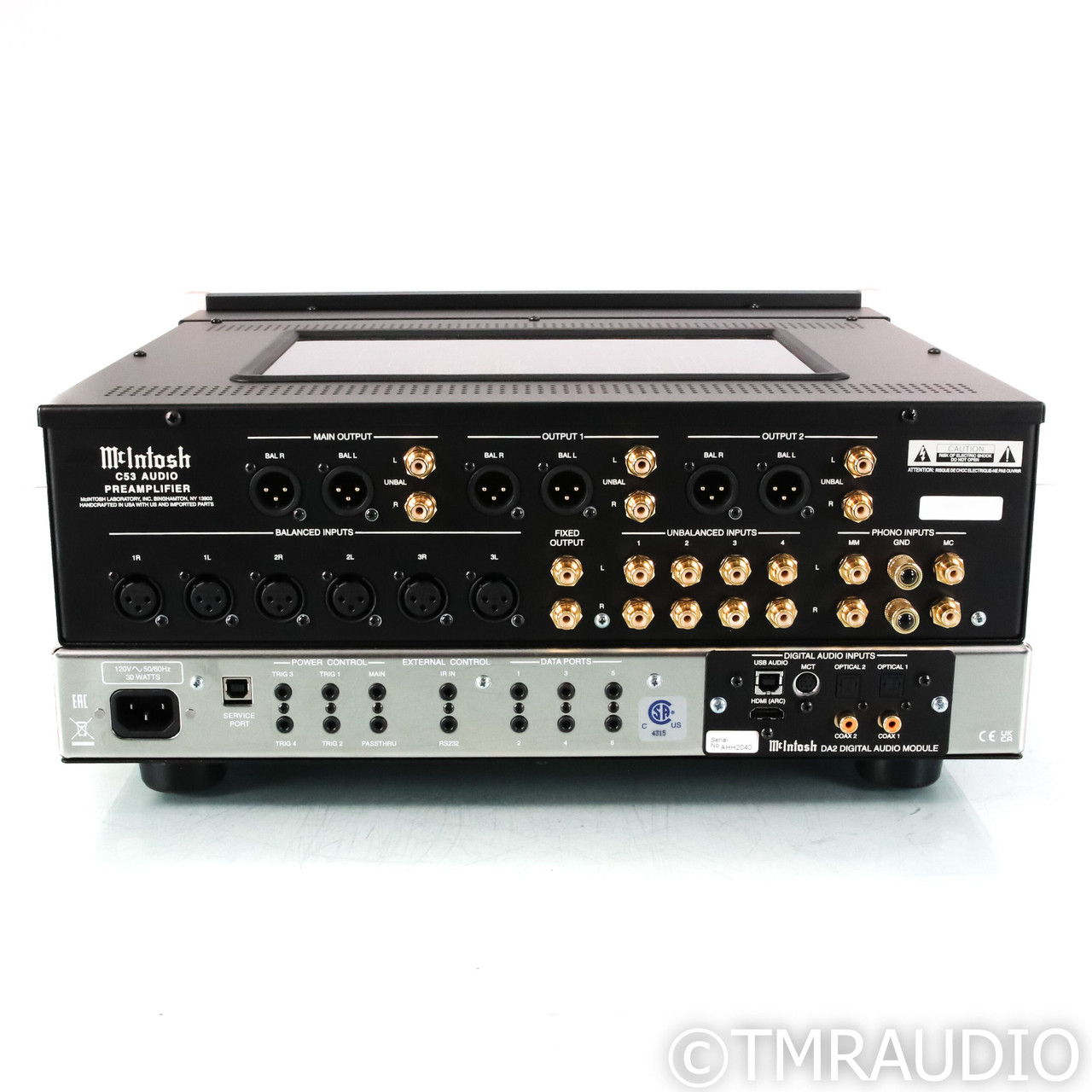 McIntosh C53 Stereo Preamplifier; MM & MC Phono (67551) 5