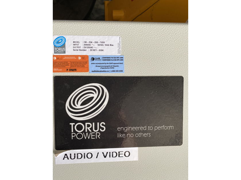 Torus FM 25K 208v power isolation Transformer conditioner Toroidal conditioning