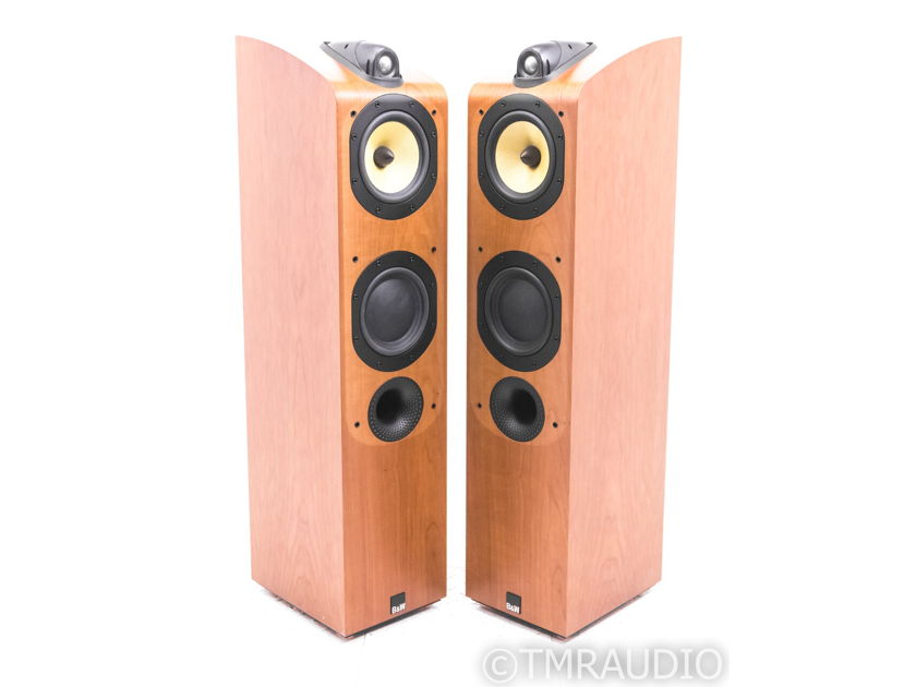 B&W 704 Floorstanding Speakers; Rosenut Pair (21232)